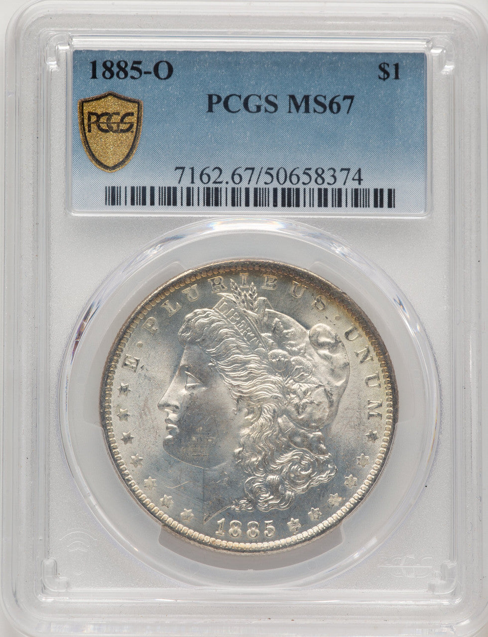 1885-O Morgan Dollar PCGS MS67 (777483048)