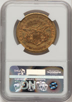 1855-S $20 Liberty Double Eagle NGC XF45