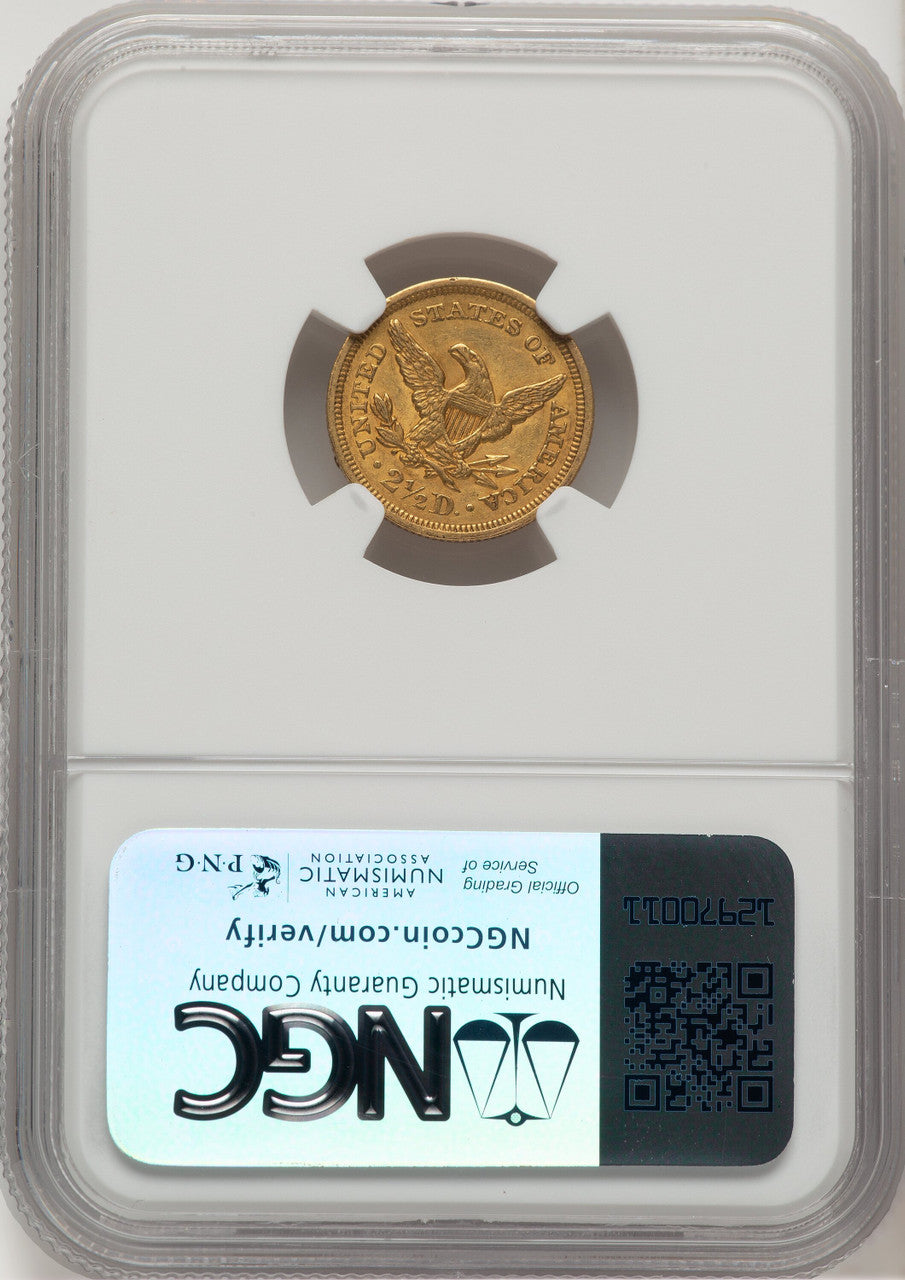 1851 $2.50 Liberty Quarter Eagle NGC AU55