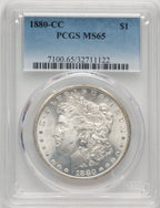 1880-CC Morgan Dollar PCGS MS65 (777589005)