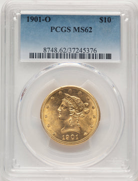 1901-O $10 Liberty Eagle PCGS MS62