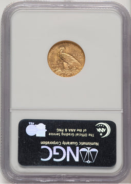 1915 $2.50 Indian Quarter Eagle NGC MS63 (777754012)