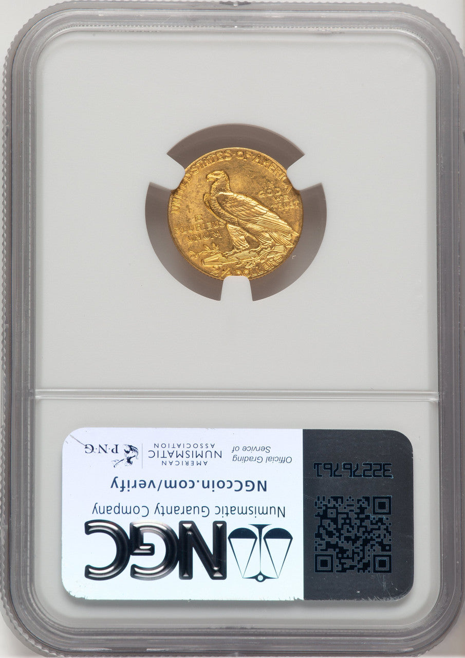 1908 $2.50 Indian Quarter Eagle NGC MS63 (777472029)