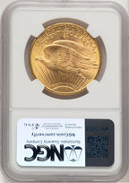1908-D $20 MOTTO CAC Saint-Gaudens Double Eagle NGC MS63