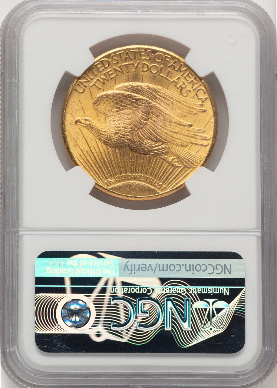 1927 $20 Saint-Gaudens Double Eagle NGC MS66+ (777605066)