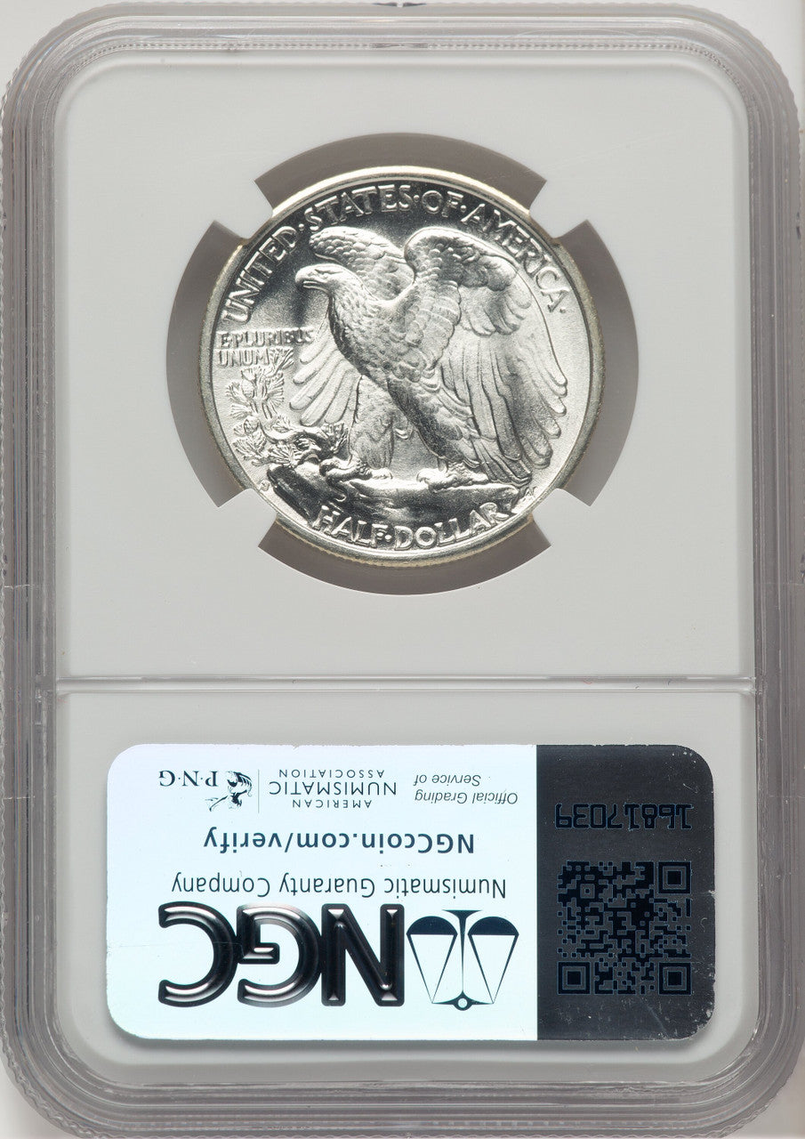 1941-S 50C Walking Liberty Half Dollar NGC MS67 (777605057)