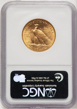 1910-D $10 Indian Eagle NGC MS62 (777525128)