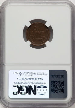 1922 1c FS-401 BN Lincoln Cent NGC AU55