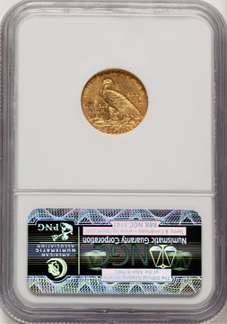 1909 $2.50 Indian Quarter Eagle NGC MS61 (521126024)
