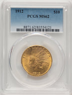 1912 $10 Indian Eagle PCGS MS62 (777525131)