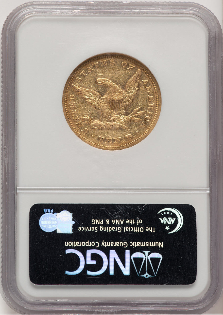 1849 $10 Liberty Eagle NGC AU53 (777675004)