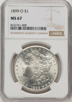 1899-O Morgan Dollar NGC MS67 (776905002)