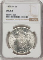 1899-O Morgan Dollar NGC MS67 (776905002)