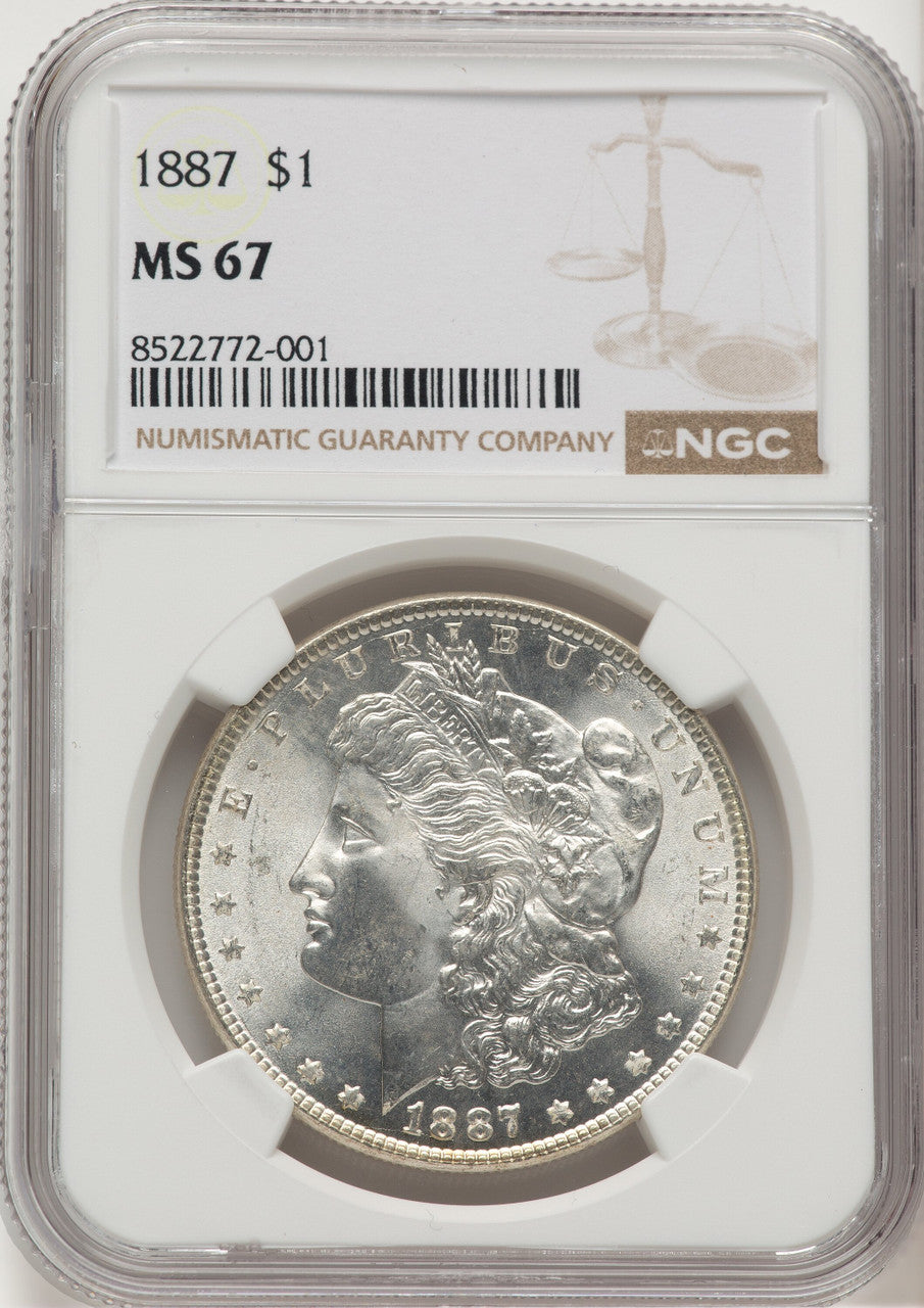 1887 Morgan Dollar NGC MS67 (776719002)
