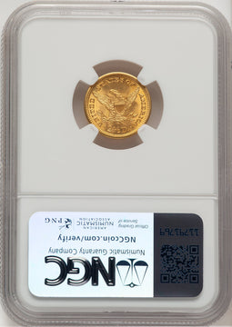 1903 $2.50 Liberty Quarter Eagle NGC MS67 (776703016)
