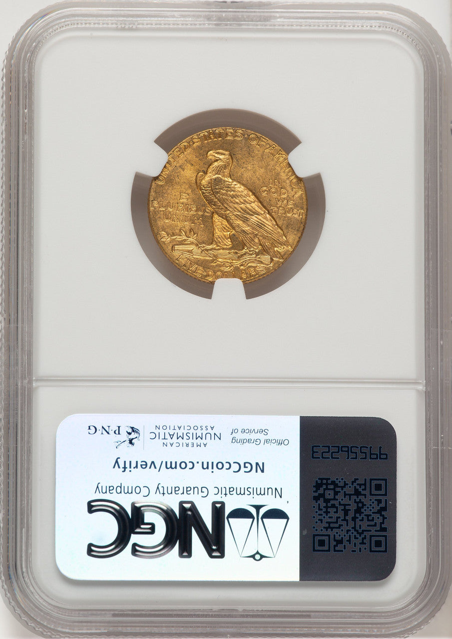 1914 $5 Indian Half Eagle NGC MS64 (776662007)