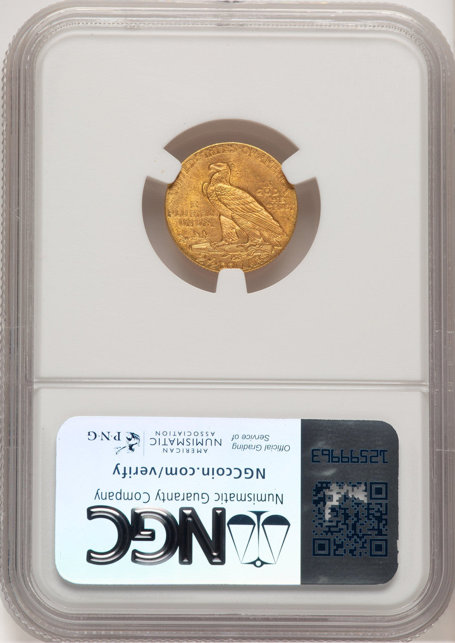1915 $2.50 Indian Quarter Eagle NGC MS65 (776662008)