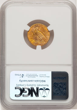 1914-D $2.50 Indian Quarter Eagle NGC MS64 (776661068)
