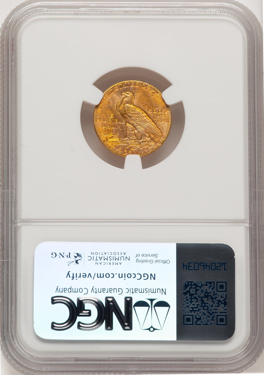 1914-D $2.50 Indian Quarter Eagle NGC MS64 (776661068)