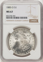 1885-O Morgan Dollar NGC MS67 (775893003)