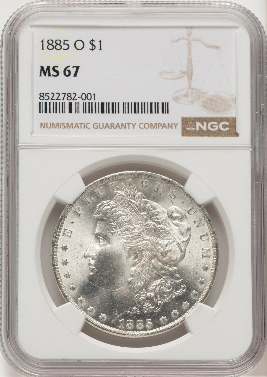 1885-O Morgan Dollar NGC MS67 (775893003)
