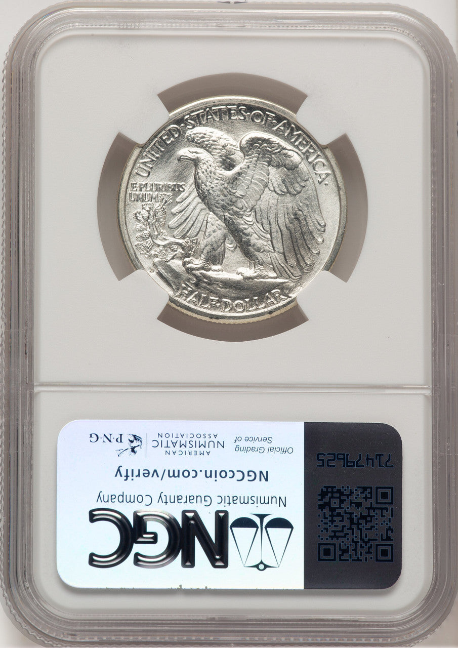 1941-D 50C Walking Liberty Half Dollar NGC MS67+ (776254007)