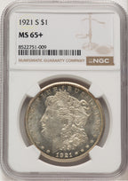 1921-S Morgan Dollar NGC MS65+ (775996009)