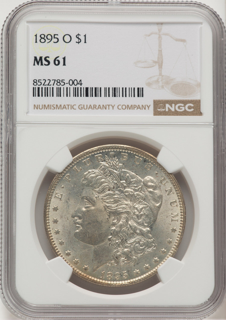 1895-O Morgan Dollar NGC MS61