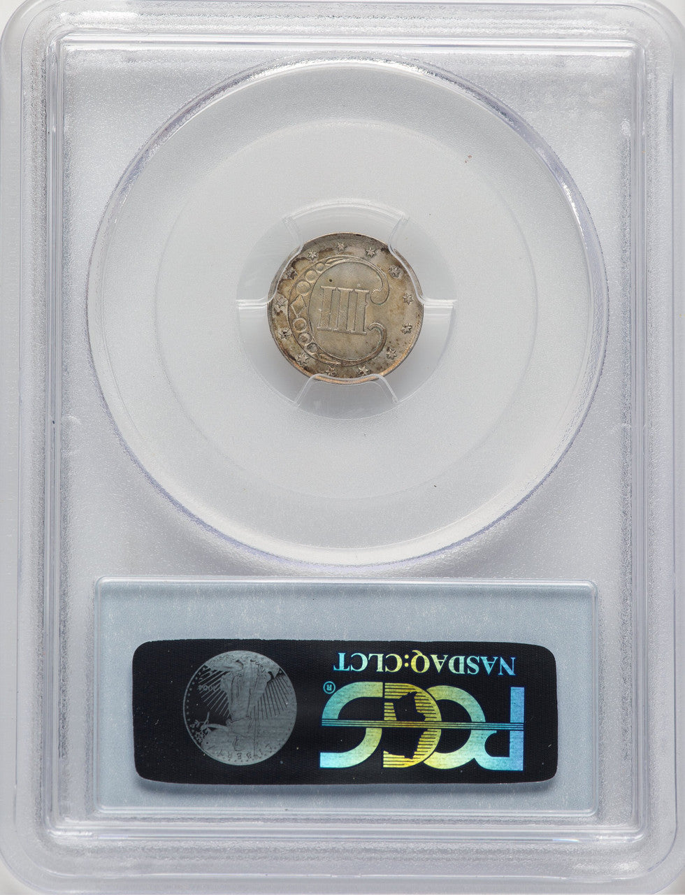 1852 3CS CAC Three Cent Silver PCGS MS65