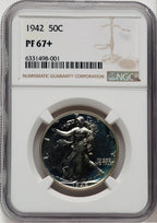 1942 50C Proof Walking Liberty Half Dollar NGC PR67+ (777423015)