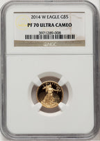 2014-W Gold American Eagle 4-Coin Set NGC PF70