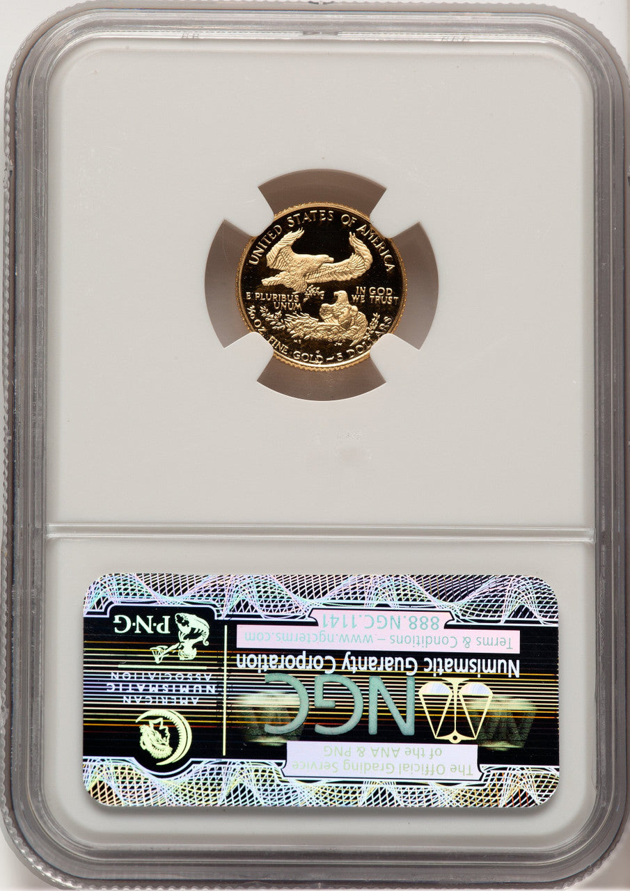 1988-P Gold American Eagle 4-Coin Set Brown Label NGC PF70