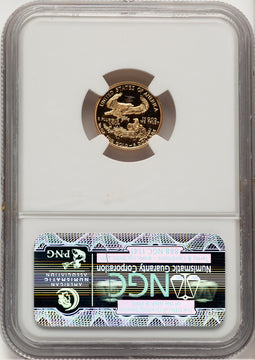 1994-W Gold American Eagle 4-Coin Set Brown Label NGC PF70