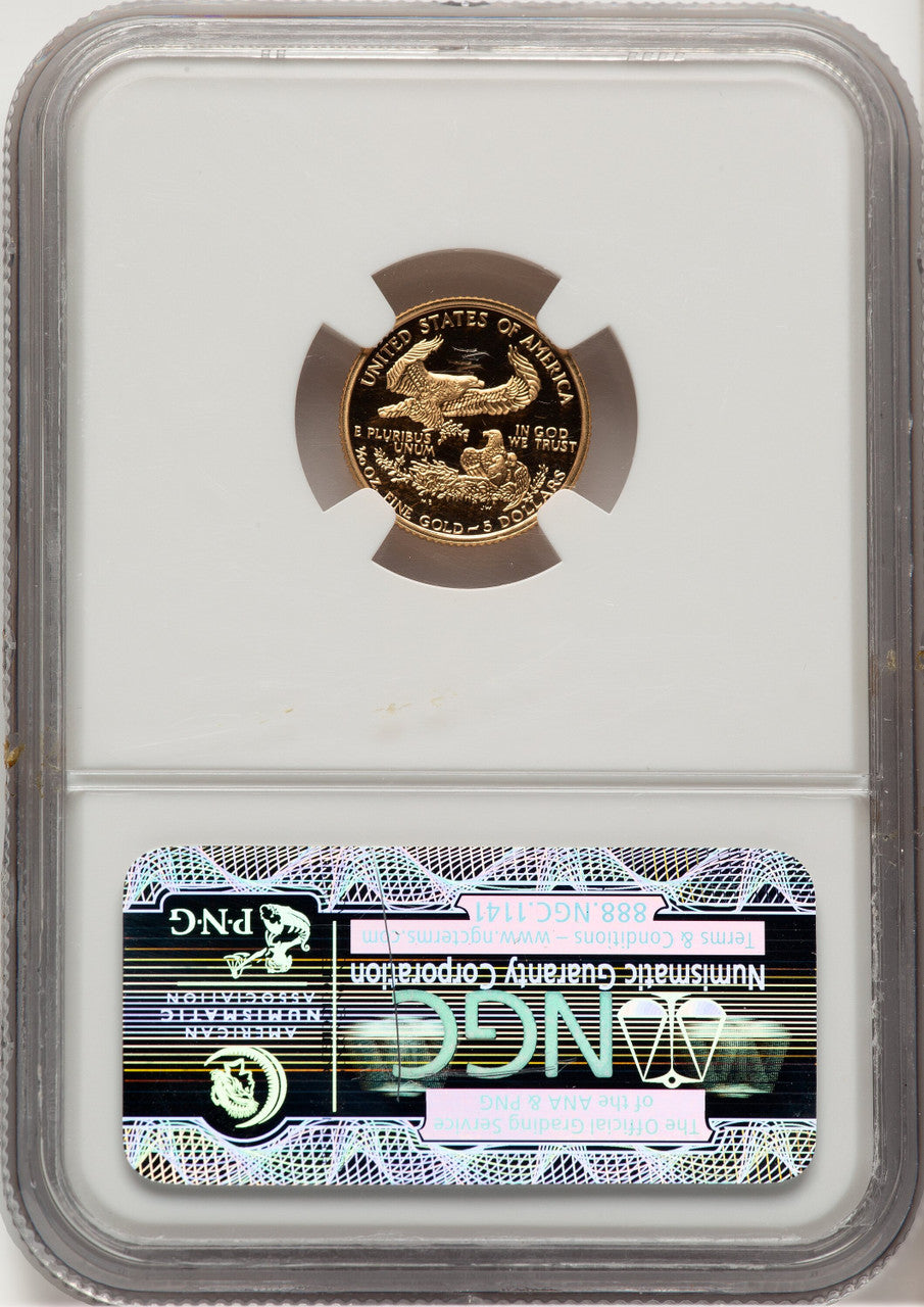 1994-W Gold American Eagle 4-Coin Set Brown Label NGC PF70