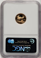 1996-W Gold American Eagle 4-Coin Set Brown Label NGC PF70