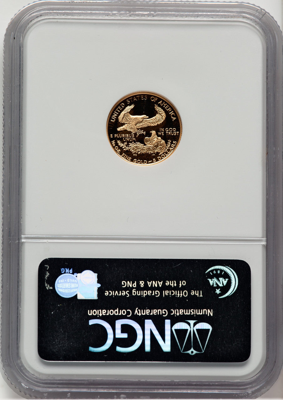 1998-W Gold American Eagle 4-Coin Set Brown Label NGC PF70