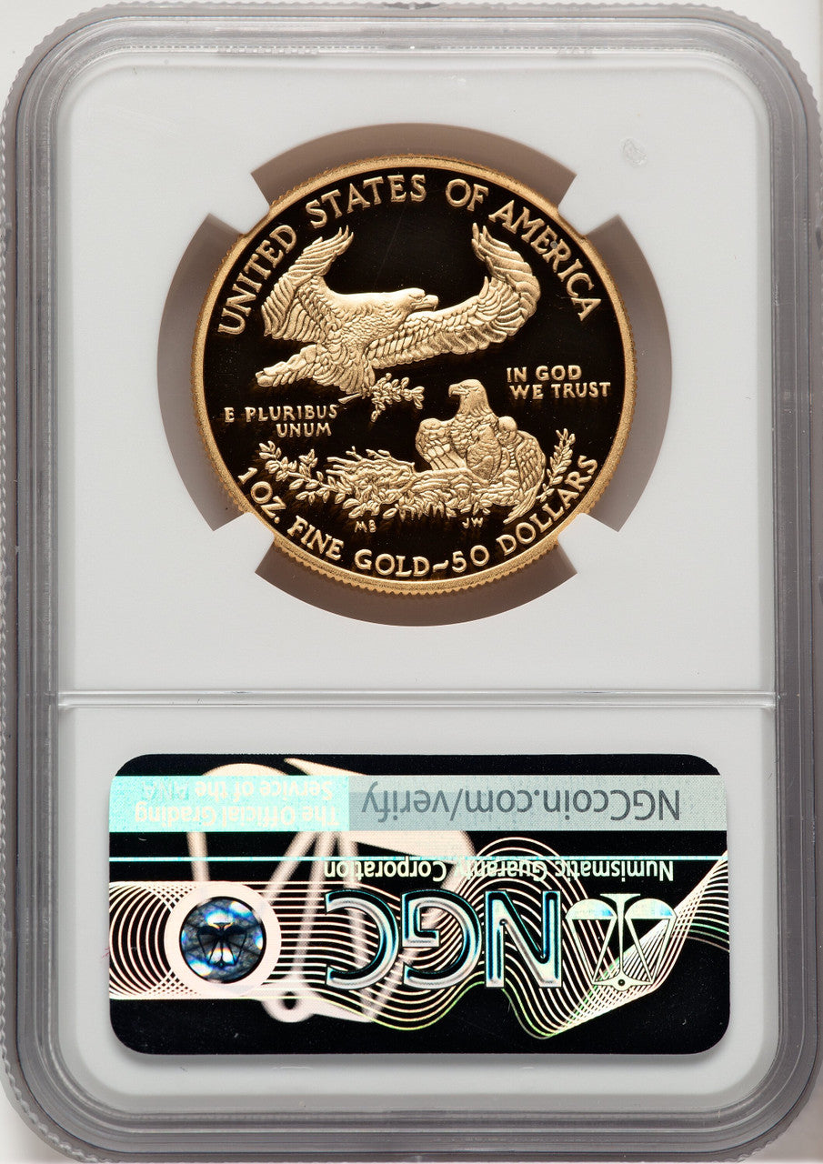 2012-W $50 One-Ounce Gold Eagle NGC PF70 (521154002)