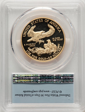 2016-W $50 One-Ounce Gold Eagle 30th Anniversary First Strike FS Flag PCGS PR70 (521154011)