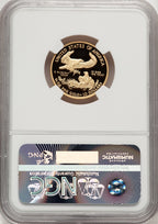 2015-W $10 Quarter-Ounce Gold Eagle Brown Label NGC PF70