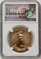 2015-W $50 One-Ounce Gold Eagle NGC MS70 (777444036)