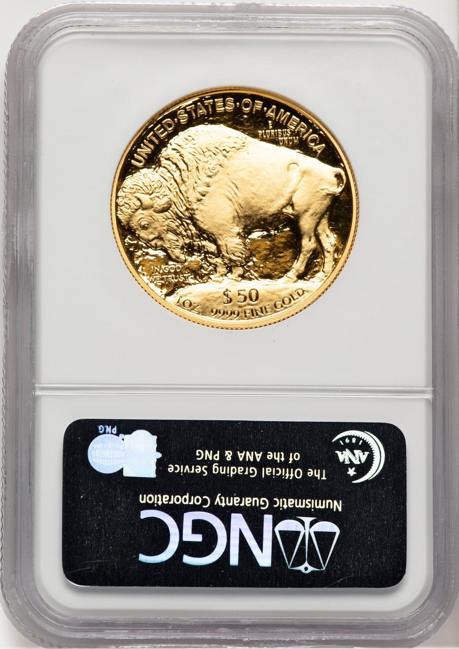 2006-W $50 One-Ounce Gold Buffalo .9999 Fine Gold NGC PF70 (520895049)