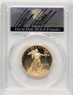 2012-W $25 Half-Ounce Gold Eagle David Hal David Hall PCGS PR70