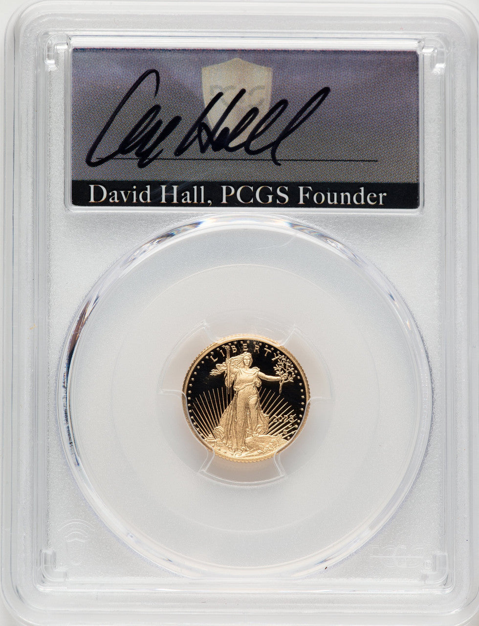 2023-W Proof Gold Eagle 1/10 oz AR David Hall PCGS MS70