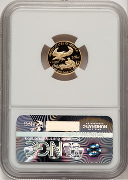 2015-W $5 Tenth-Ounce Gold Eagle ER Blue NGC PF70