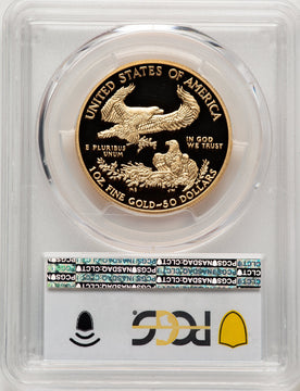 2013-W $50 One-Ounce Gold Eagle Blue Gradient PCGS PR70 (521134036)