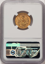 1880 $5 Liberty Half Eagle NGC MS63