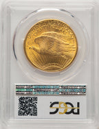 1924 $20 Saint CAC Saint-Gaudens Double Eagle PCGS MS64 (778032043)