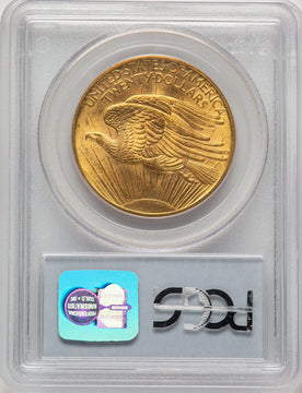 1908 $20 NO MOTTO CAC Saint-Gaudens Double Eagle PCGS MS64 (778032033)