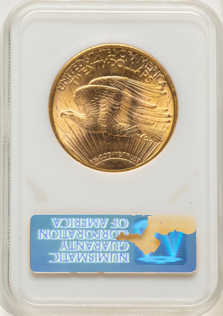 1922 $20 CAC Saint-Gaudens Double Eagle NGC MS63