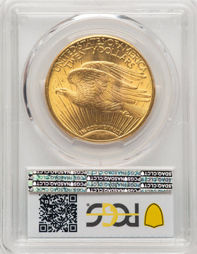 1927 $20 CAC Saint-Gaudens Double Eagle PCGS MS63 (778032010)